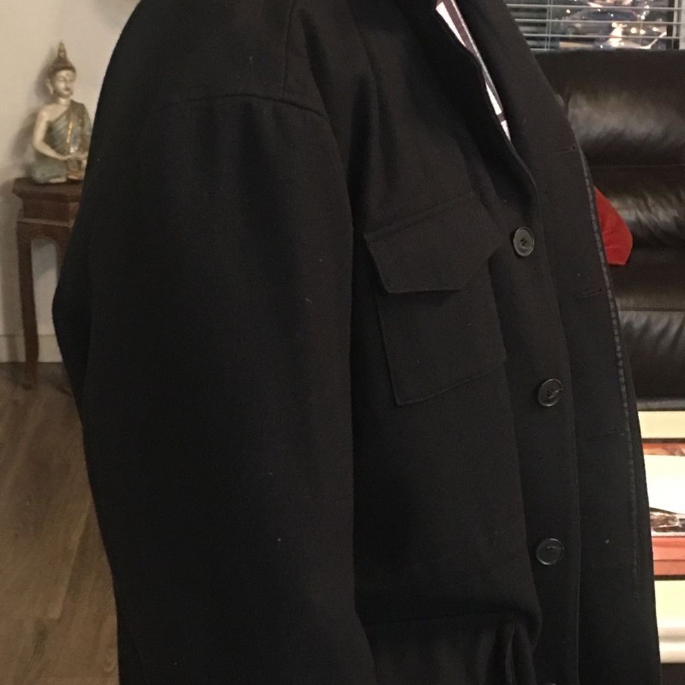 Calvin Klein Mens Wool Blend Winter Pea Coat - Picture 6 of 8
